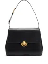 Furla Domus S Shoulder Bag With Adjustable Strap In Black