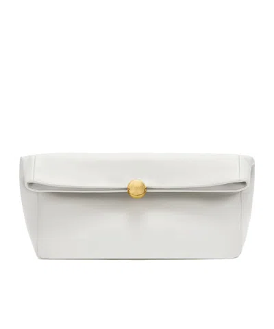 Furla Sfera Clutch Bag In White