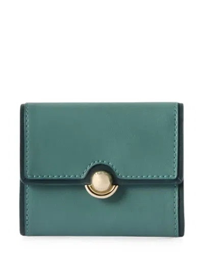 Furla Sfera Compact Wallet S In Green