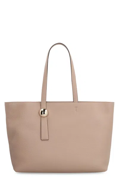 Furla Sfera Grainy Leather Tote