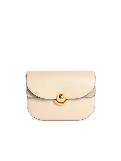 FURLA FURLA 'SFERA' GREY LEATHER CROSSBODY BAG