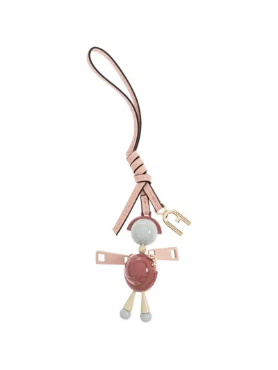 Furla Sfera Keychain In Pink