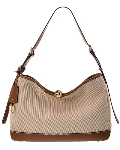 Furla Sfera Large Bag In Neutral
