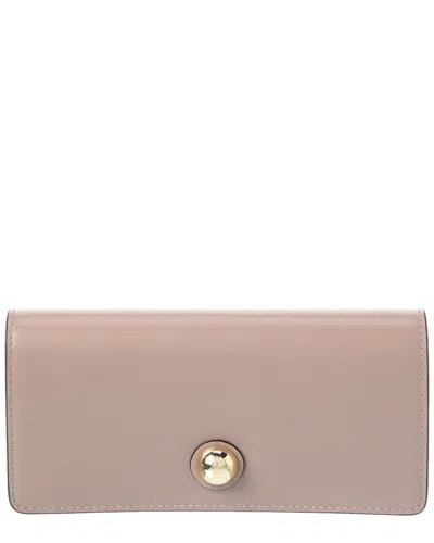 Furla Sfera Leather Continental Wallet In Brown