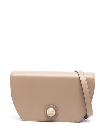 Furla Sfera Leather Crossbody Bag In Neutrals