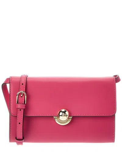 Furla Sfera Leather Mini Bag In Purple