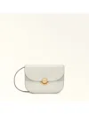 Furla Sfera S Shoulder Bag In Cream Color Leather