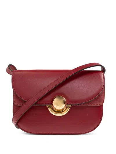 Furla Sfera Leather Shoulder Bag In Red