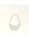 Furla Sfera Leather Shoulder Bag In White