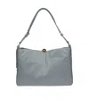 Furla Sfera Logo Debossed Medium Shoulder Bag In Gray
