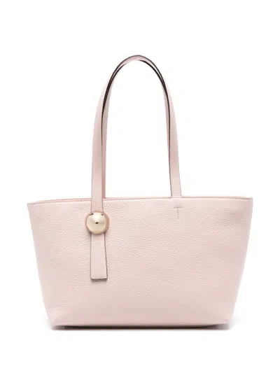 Furla Sfera M Leather Tote Bag In Pink