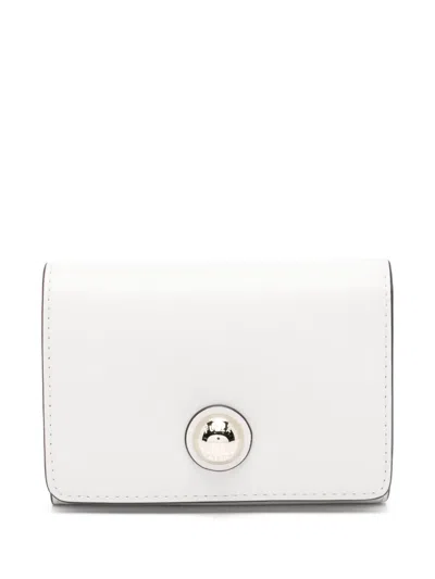 Furla Sfera M Leather Wallet In Neutrals