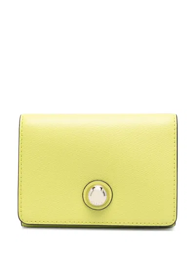 Furla Sfera M Tri-fold Wallet In Yellow