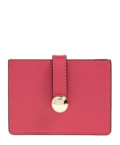 Furla Sfera Medium Card Case In Red