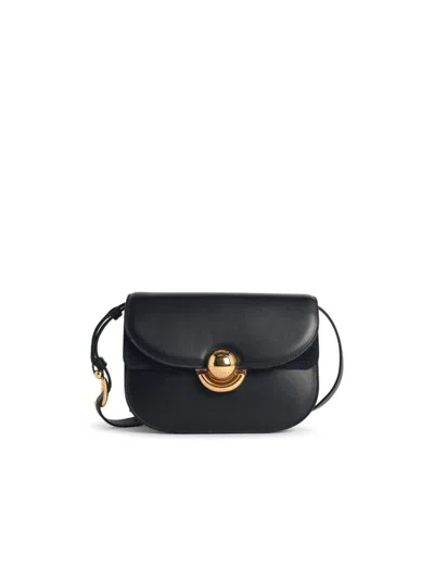 FURLA FURLA 'SFERA' MINI BAG IN BLACK LEATHER