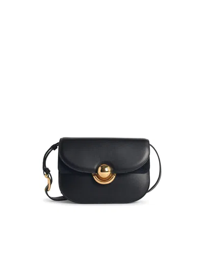 FURLA SFERA MINI BAG IN BLACK LEATHER