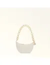 Furla Sfera Leather Shoulder Bag In White