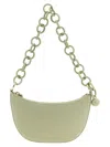 Furla Mini Half-moon Leather Shoulder Bag In Green
