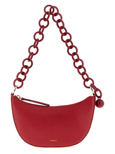 Furla Sfera Mini Shoulder Bag In Red