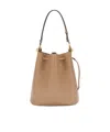Furla Sfera S Bucket Bag In Desert Color Leather