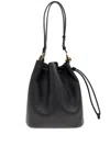 Furla Sfera Small Bucket Bag And Shoulder Bag In Black