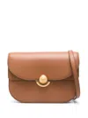 Furla Sfera Brandy Shoulder Bag In Smooth Leather In Ry000 Brandy