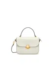 Furla Sfera S Handbag In Cream Color Leather In White