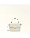 Furla Sfera S Handbag In Cream Color Leather In White