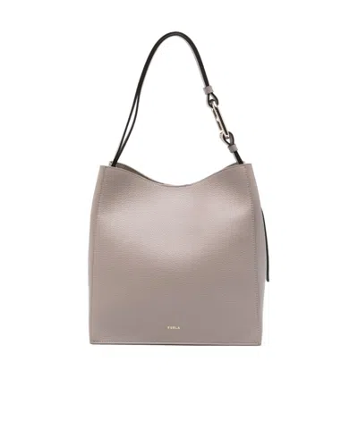 Furla Sfera Shoulder Bag In Nude