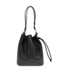 Furla Sfera Small Bucket Bag And Shoulder Bag In Black