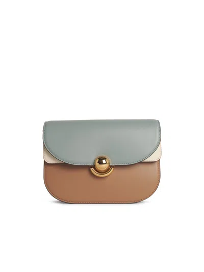 Furla Sfera Small Crossbody Bag In Multicolored Leather In Blue