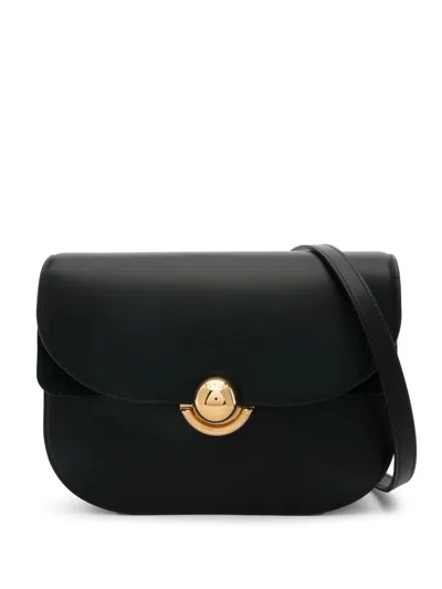 Furla Sfera Small Crossbody Round Bag In Black