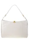 Furla Elegant Large Shoulder Handbag In Chalk