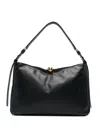 Furla Mini Soft Leather Shoulder Handbag In Black