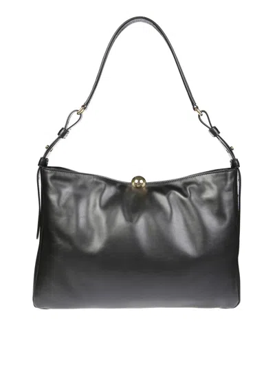Furla Sfera Soft L Shoulder Bag In Black