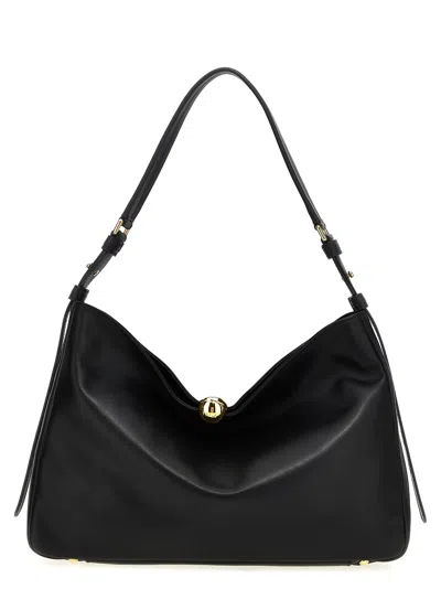 Furla Sfera Soft L Shoulder Bag In Black