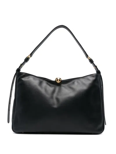 Furla Sfera Soft L Shoulder Bag In Black