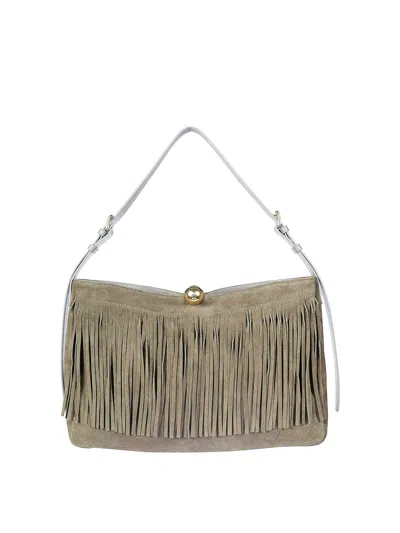 Furla Sfera Soft L Shoulder Bag In Grey