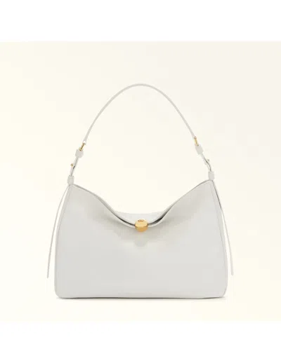 Furla Marshmallow Leather Sfera Soft L Shoulder Bag