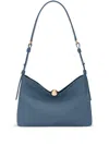 Furla Medium Sfera Soft Shoulder Bag In Blue