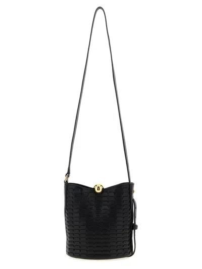 Furla Sfera Soft Mini Bucket Bag In Black