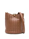 Furla Sfera Soft Mini Bucket Bags In Brown