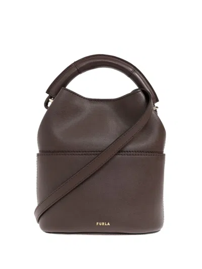 Furla Sfera Top-handle Tote Bag In Brown
