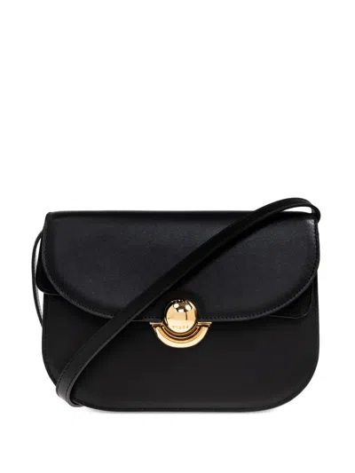Furla Sfera Top-handle Turn-lock Shoulder Bag In Black