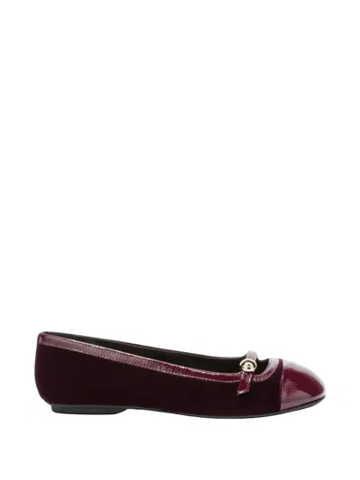 Furla Sfera-logo Ballet Flats In Multi