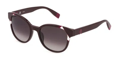 Furla Sfu471 09hb Men's Sunglasses Burgundy Size 53 In Black