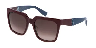 Furla Sfu594 0g96 Women's Sunglasses Burgundy Size 55