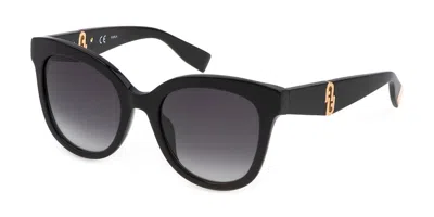 Furla Sfu595 0700 Women's Sunglasses Black Size 52