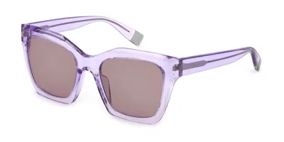 Furla Sfu621v 0c52 Women's Sunglasses Purple Size 53
