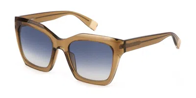 Furla Sfu621v 0d67 Women's Sunglasses Brown Size 53